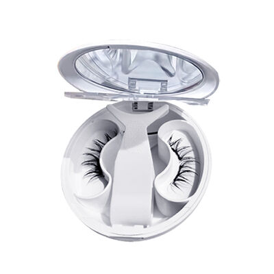 Good price Synthetic 3D Natural Style Reusable Eye Makeup Pro Soft Magnetic Lashes No Glue Handmade online