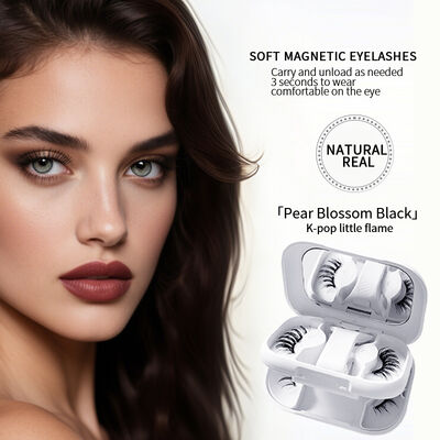 Good price Lightweight Breathable Soft Magnetic Eyelashes Comfortable For All Day Office Or Outdoor Wear online