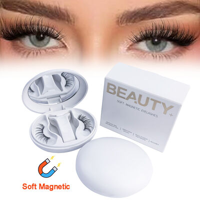 Good price Reusable 3D Magnetic Eyeliner Eyelashes Kit No Glue Quantum Natural 1 Pair online