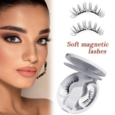 Buon prezzo Reutilizzabili ciglia false magnetiche morbide senza colla Liner Quantum Extensions con applicatore in linea
