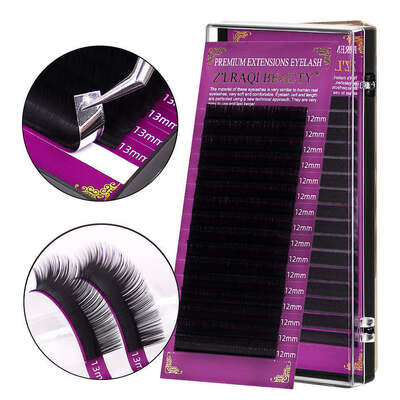 Good price Handmade DIY Non Shedding Eyelash Extensions Custom Lash Packaging Individual Eyelash Extension Trays online