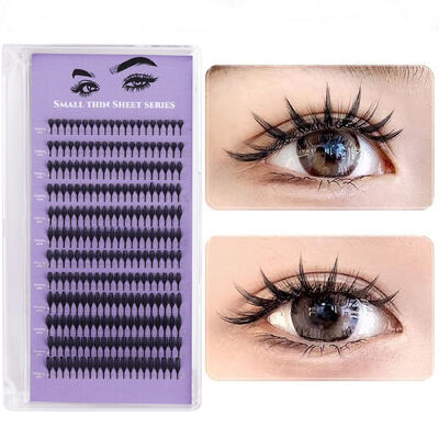 Dobra cena. Skrzydła Wróżki Spire Ręcznie Robione Naturalne Miękkie Bez Okrucieństwa Wegańskie Gotowe wachlarzowe Koreańskie Rzęsy PBT D Przedłużenia Rzęs w Internecie