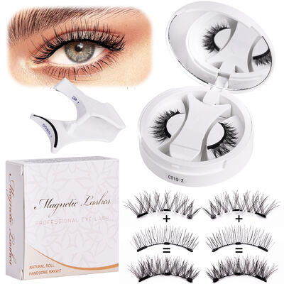 Goede prijs Nieuwe Magnetische Wimperextensions Zonder Lijm Waterdicht Met Sterke Magneten OEM ODM online